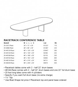 2K_Catalog_Conference Table with Cylinder Base