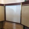 Used Marker Board Wall Cabinet Laminate Mahogany - Image 3