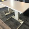 Used Mayline 24"X 48" Sit Stand Desk,  Beige - Image 2